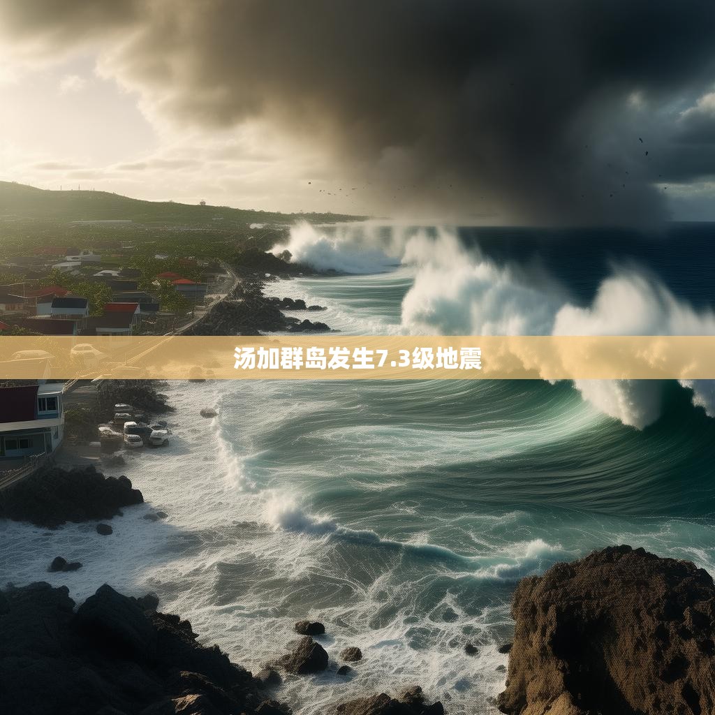 汤加群岛地震实况