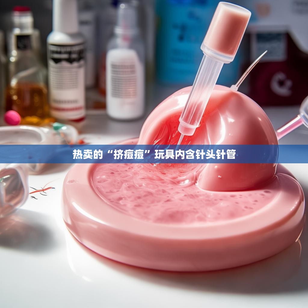 热卖的“挤痘痘”玩具内含针头针管