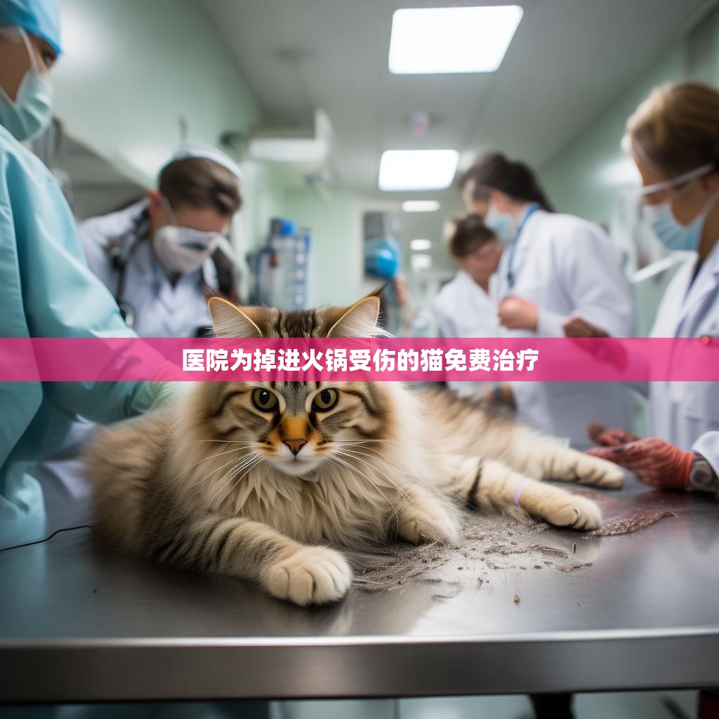 医院为掉进火锅受伤的猫免费治疗
