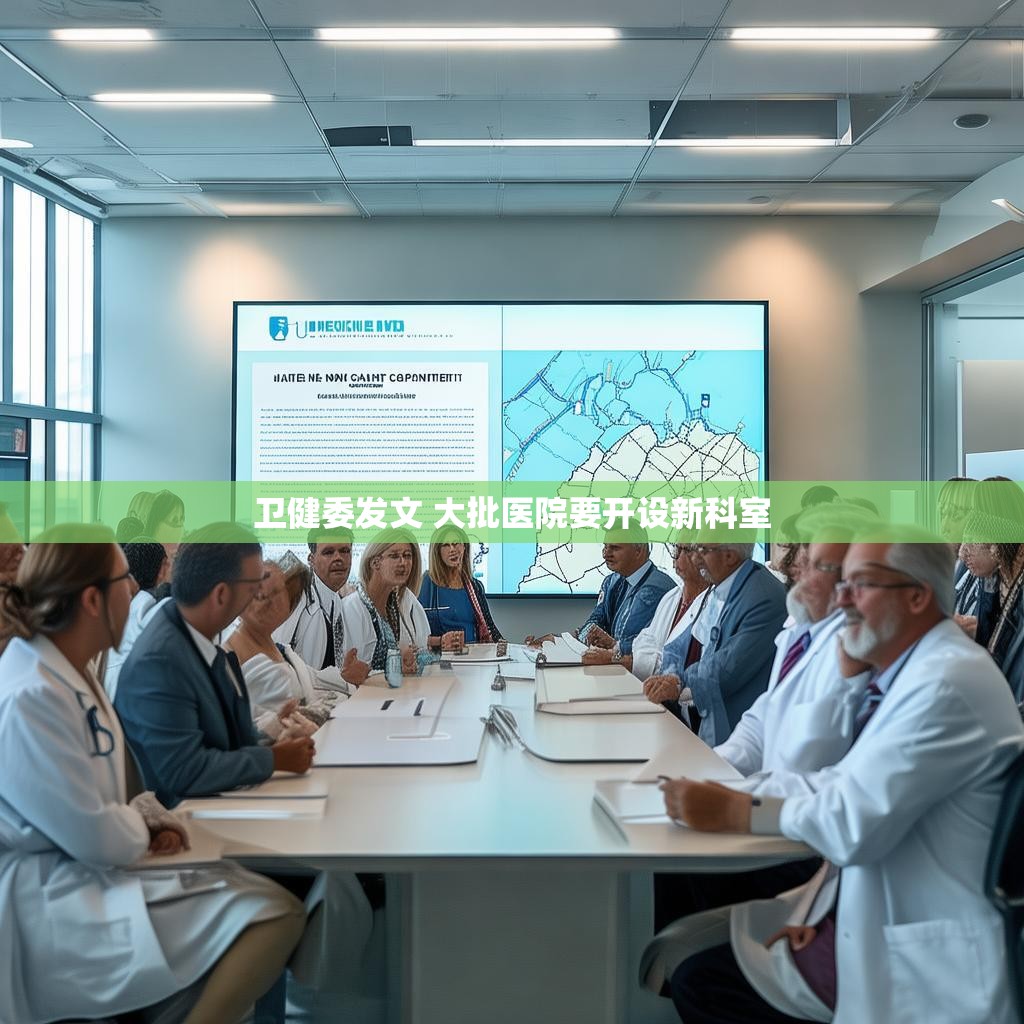 卫健委推动，医院积极响应开设新科室
