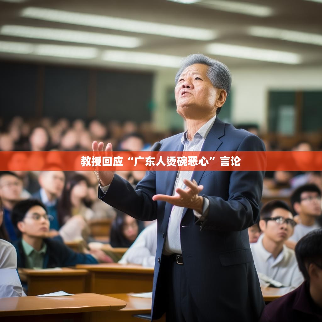 教授对广东人烫碗恶心言论的回应
