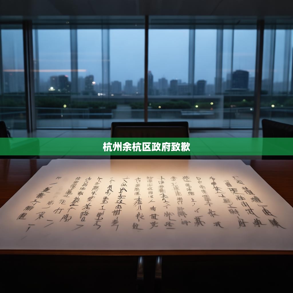 杭州余杭区政府致歉 杭州余杭区政府致歉