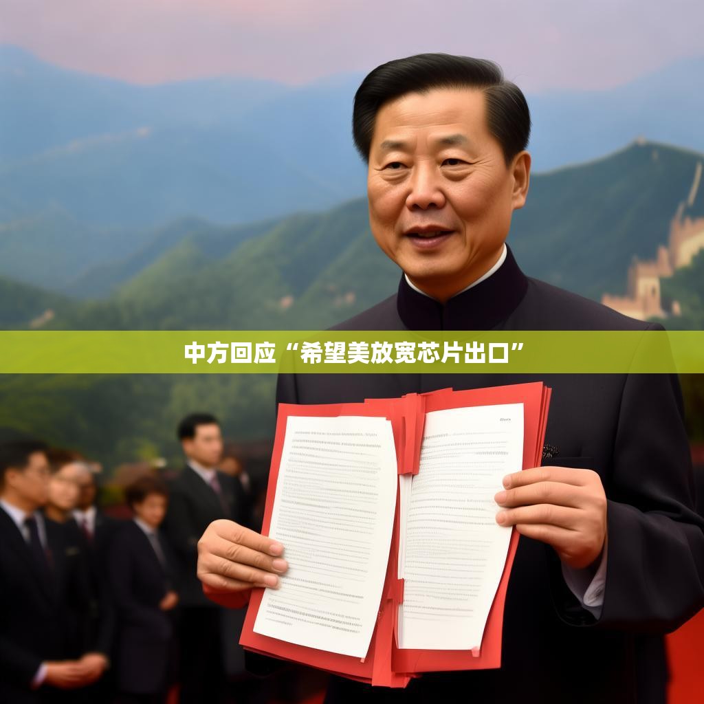 中方回应“希望美放宽芯片出口” 中方回应“希望美放宽芯片出口”