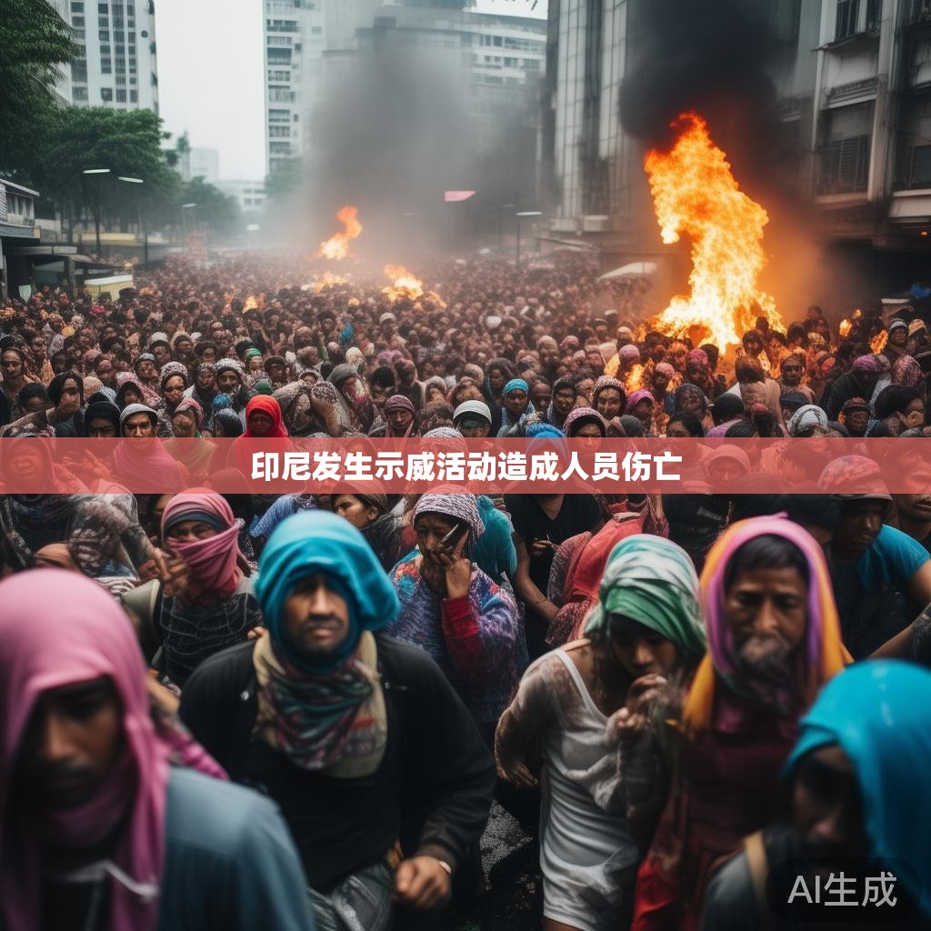 印尼示威活动实况 印尼示威活动造成人员伤亡