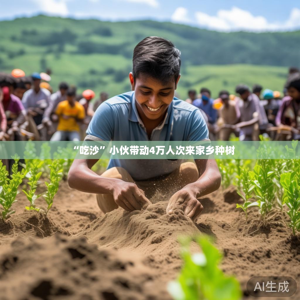 ‘吃沙’行动的绿色成果 ‘吃沙’小伙引领绿色革命