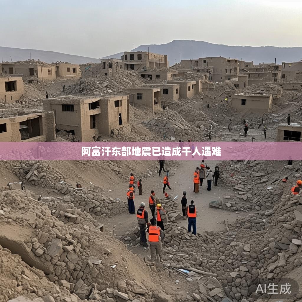 阿富汗东部地震实况 阿富汗东部地震,千人遇难