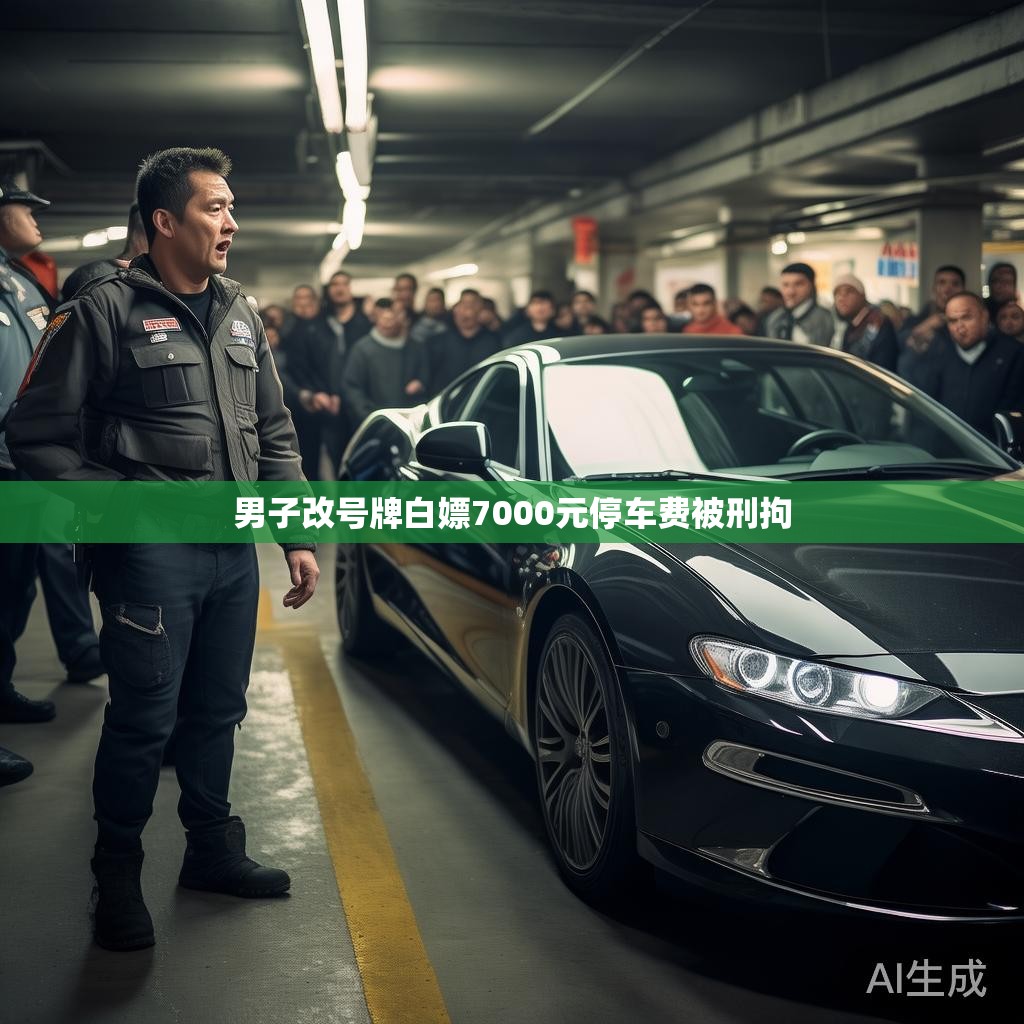 违法行为的代价 男子改号牌逃避停车费被刑拘