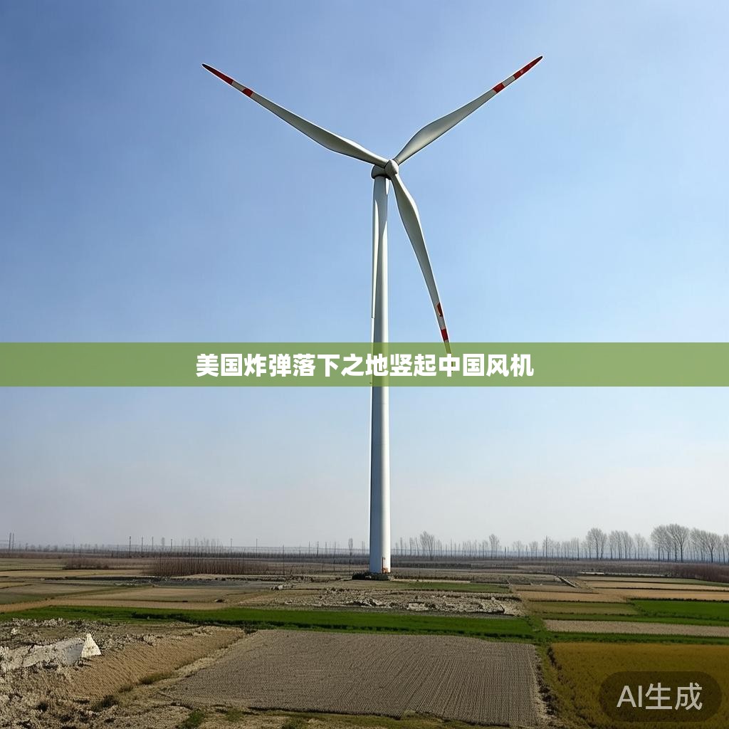 绿色能源的希望之光 中国风机矗立在美遗址