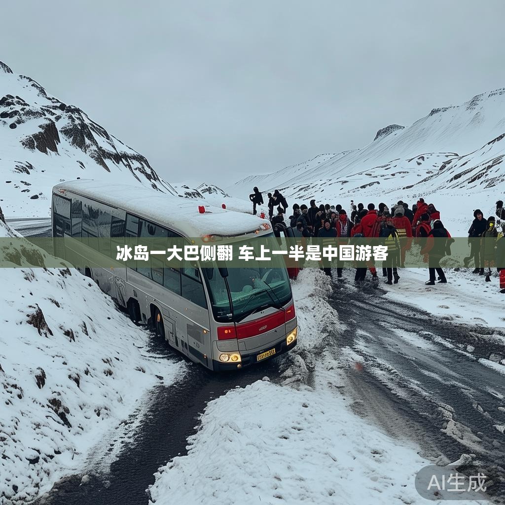 冰岛一大巴侧翻 车上一半是中国游客 冰岛一大巴侧翻 车上一半是中国游客