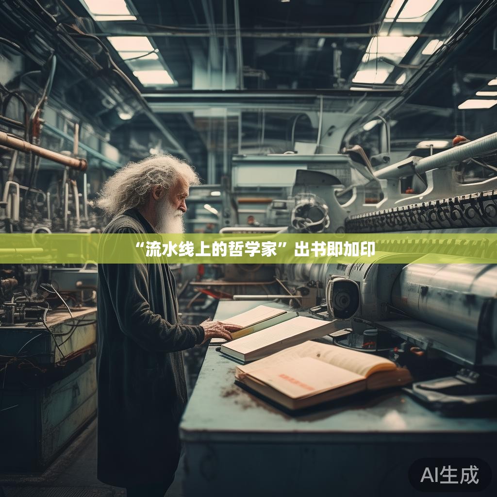 “流水线上的哲学家”出书即加印 “流水线上的哲学家”出书即加印