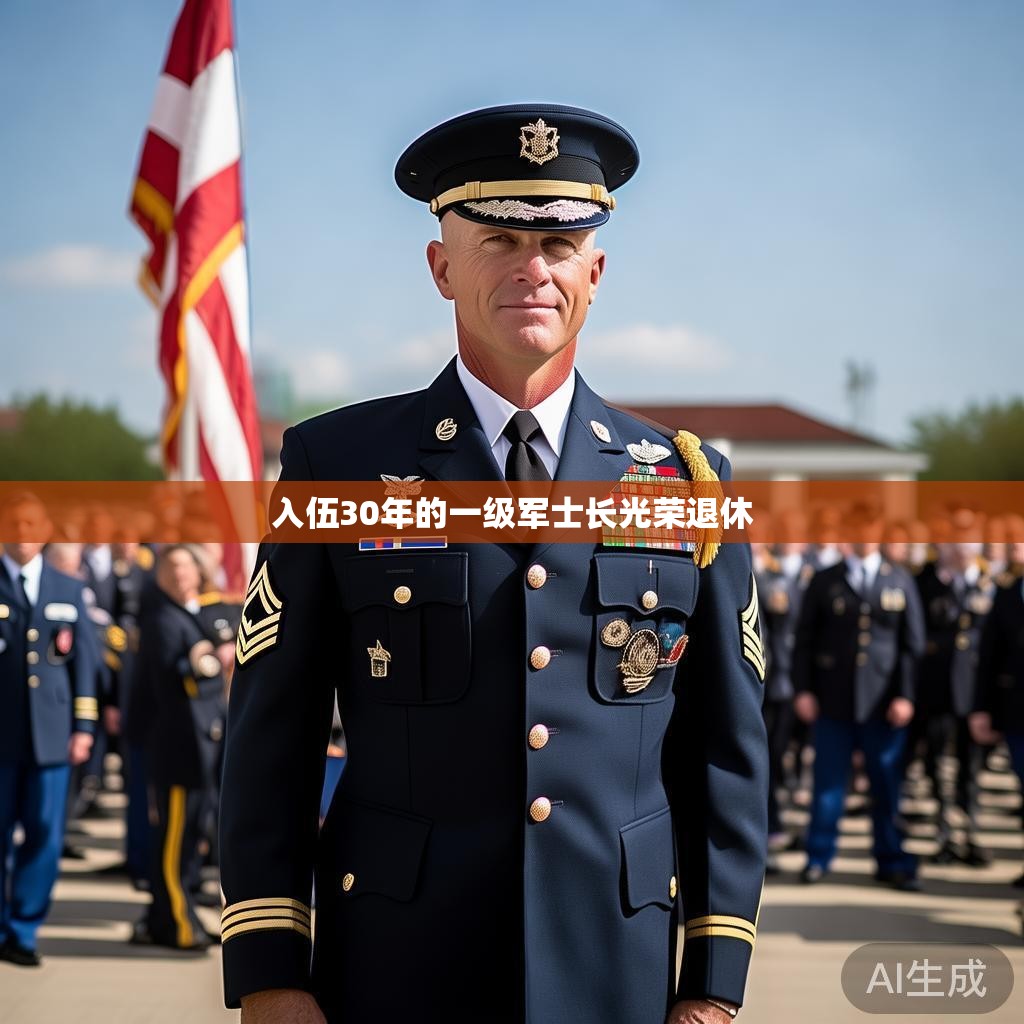 入伍30年的一级军士长光荣退休 入伍30年的一级军士长光荣退休